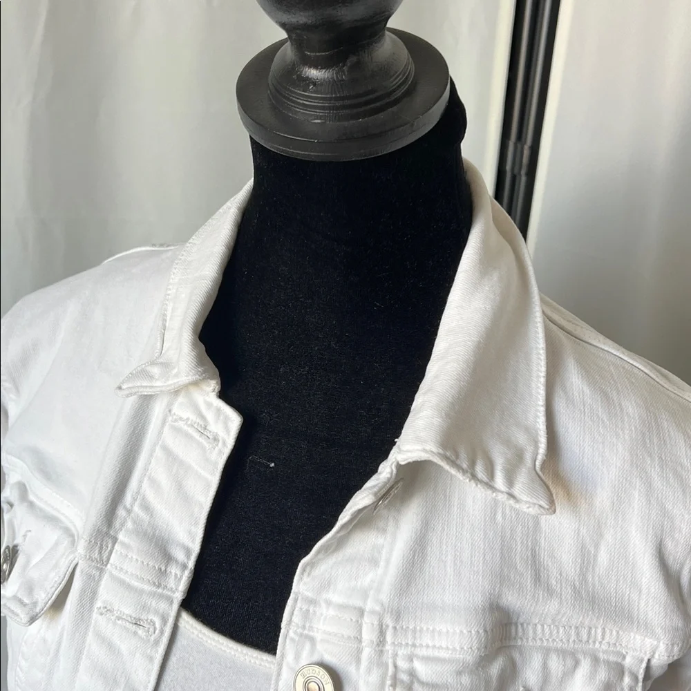 Hudson White Denim Jacket - Picture 2 of 8